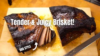 Oven Baked quotBBQ Stylequot Brisket  Low amp Slow amp Smokey [upl. by Meeka144]