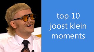 Top 10 Joost Klein Moments〡De Slimste Mens België [upl. by Eetak]