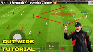 Out Wide Playstyle Guide Dominate eFootball Mobile 2024 with the Ultimate Formation in eFOOTBALL [upl. by Negriv689]