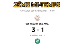 Fleury 3 vs 1 Vineuil Match Coupe CentreVal de Loire 2éme mitemps 28092024 [upl. by Dumond]