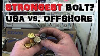 Home Depot Bolt vs USA Made  Offshore Suprise [upl. by Ecyar]