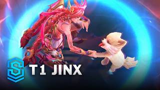 T1 Jinx Skin Spotlight  PreRelease  PBE Preview  League of Legends [upl. by Austreng798]