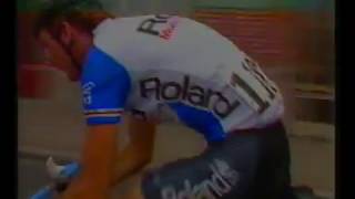 Belgisch kampioenschap wielrennen Doornik 1988 winnaar Etienne De Wilde deel1 [upl. by Larson]