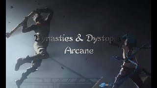 Ekko vs Jinx  Dynasties amp Dystopia  Arcane Soundtrack  Official Music Video [upl. by Notnel]