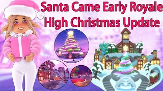 NEW Santa Came Early Royale High Christmas Update [upl. by Htebizile593]