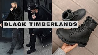 New Ways To Style Black Timberlands For Men In 2021  Black Timberland Boots Outfits  Timberlands [upl. by Eelreveb]