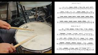 Wilcoxon Snare Drum Solo 2 [upl. by Yendis319]