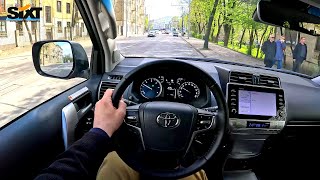 2022 Toyota Land Cruiser SUV 28 D4D 204 hp 4WD  POV Test Drive in town  Fuel consumption [upl. by Norse838]