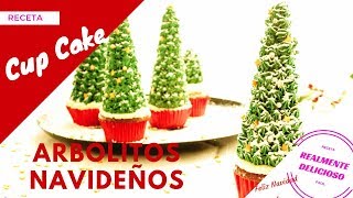 CUPCAKES NAVIDEÑOS  🎅  Realmente Delicioso [upl. by Rtoip812]