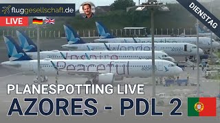 ✈️ Azores Airport LIVE Plane Spotting at 🇵🇹 Ponta Delgada PDL  LPPD with Martin Part 2 [upl. by Adiel]