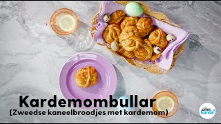 Kardemombroodjes Zweedse kardemombullar – recept – Allerhande [upl. by Noirda]