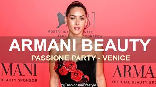 ARMANI BEAUTY 💋 Passione Party VENICE venicefilmfestival fashion trending [upl. by Aw225]