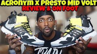 ACRONYM X PRESTO DYNAMIC YELLOW RACER REVIEW amp ON FOOT [upl. by Anirad]