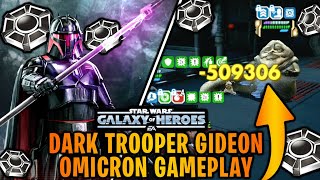 Dark Trooper Moff Gideon Omicron Gameplay Smack Down Jabba and Other GLs BEST TW Conquest Unit [upl. by Genisia]