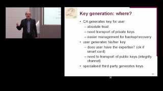 Public Key Infrastructure Fundamentals  Bart Preneel [upl. by Rutherford]