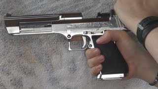 Airsoft Desert Eagle Tokyo Marui chrome version  KhanSeb [upl. by Ladin]