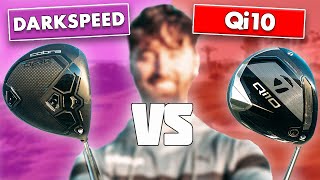 TaylorMade Qi10 vs Cobra Darkspeed X Driver Comparison  Forgiveness VS Distance [upl. by Nami]