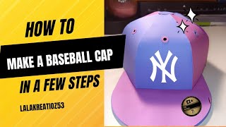 Baseball Cap Box  How to make Baseball Hat Gift Box DIY HAT BOX TUTORIAL [upl. by Botzow]