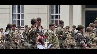 Rehearsal beating retreat Wellington Barracks thekingsguard [upl. by Ahseined229]