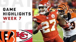 Bengals vs Chiefs Week 7 Highlights  NFL 2018 [upl. by Akihsan]