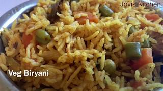 Veg biryani  How to make Vegetable biryani without using pressure cooker [upl. by Yrojram931]