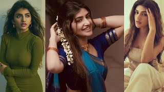 Sreeleela Hot Saree Photoshoot Compilation  Actress Sreeleela Latest Traditional Fashion Looks [upl. by Jakob]