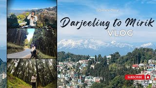 Darjeeling to MirikPlaces to visitTravelled in a luxury bus 🚌  Vlog part 2 ✨ [upl. by Gentille69]