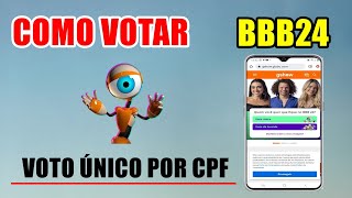 Como votar no bbb 24 Rápido e Fácil  votar no paredão bbb 24 [upl. by Zined]