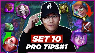 ✅ TFT PRO TIPS 1  COMO ARMAR TU TABLERO en TFT SET 10 [upl. by Adilen702]