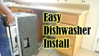 Dishwasher How To Install A Dishwasher in less than 1 hour How To Replace A Dishwasher [upl. by Renick314]