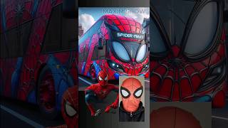 Superheroes as busses 💥 Marvel vs DC 💥 avengers marvel superhero dc spiderman hulk funny [upl. by Ingamar]