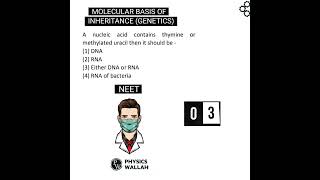 Molecular basis of inheritance neet neet2024 [upl. by Akyre]