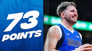 EVERY POINT From Luka Doncics INSANE 73PT CAREERHIGH Performance 🔥  January 26 2024 [upl. by Trisa]