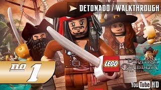 Lego Piratas do Caribe Detonado Parte  1 PTBR [upl. by Naesar706]