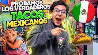 PROBAMOS LOS VERDADEROS TACOS MEXICANOS  Ariana Bolo Arce [upl. by Reina]