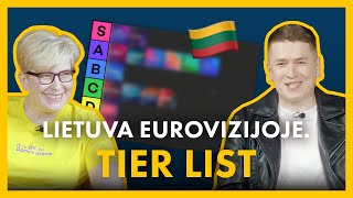 Antano Kisliak ir Ingridos Šimonytės 🇱🇹 Eurovizijos TIER LIST [upl. by Llenwad]