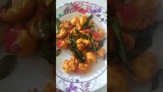 காலிஃப்ளவர் 65 cauliflower 65 eveningsnacks easy recipe food shorts veg recipe [upl. by Lenahs]