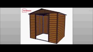 How To Install A YardMaster Woodview WGL Metal Shed [upl. by Ashmead]