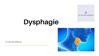 Dysphagie [upl. by Tamera]