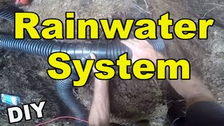 Rainwater Drainage System How to do it Yourself for Homeowners [upl. by Stannfield]