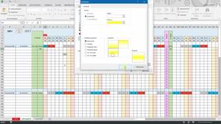 Excel Schichtplan erstellen Teil8 bedingte Formatierung [upl. by Mungam]