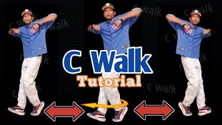 C WALK FOOTWORK TUTORIAL Series Episode 03 Gangsta Hop cwalk cwalktutorial [upl. by Anivlek]