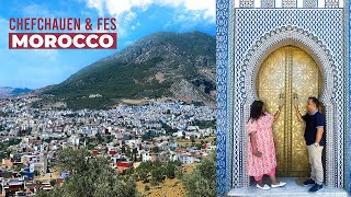 MOROCCO  Chefchauen amp Fes Sightseeing  Blue city  Medina  DarElMakhzen  Madrasa  Food Joints [upl. by Constantino211]