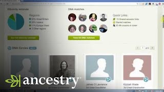 AncestryDNA  Cousin Matches and DNA Circles  Ancestry [upl. by Fowle]