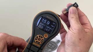 Protimeter Hygromaster L  Quick start demo Fast response thermohygrometer [upl. by Karlens]