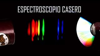 ESPECTROSCOPIO CASERO a CD Como hacer explicación y demostración [upl. by Aetnuahs229]