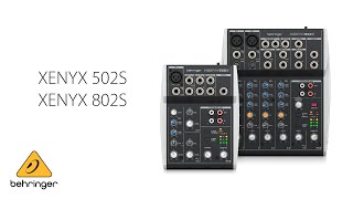 Introducing Behringer XENYX 502s and XENYX 802s Mixers [upl. by Nahum412]