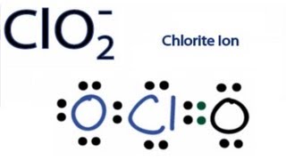 ClO2 Lewis Structure  How to Draw the Lewis Structure for ClO2 Chlorite Ion [upl. by Nellda]