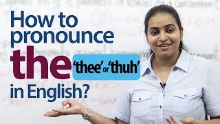 How to Pronounce quotthequot in English  English Pronunciation amp Grammar lesson [upl. by Yenolem]