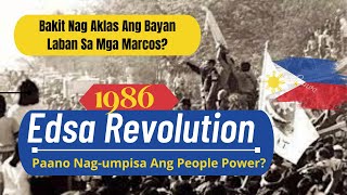 1986 quotEdsa Revolutionquot  Paano Nagsimula Ang People Power [upl. by Farl]